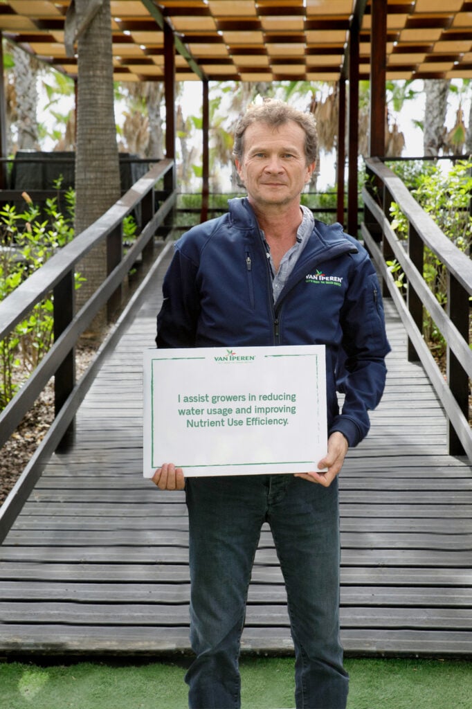 Laurent Aubertin, Director de Desarrollo de Productos y Agronomía de Van Iperen International