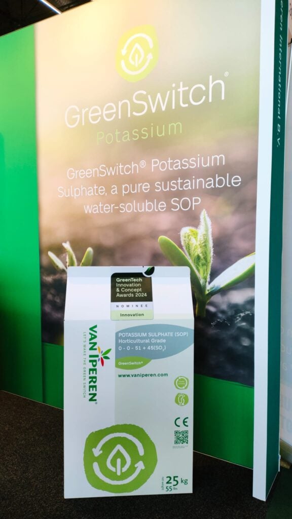 GreenSwitch Potassium Sulphate (SOP), finalist of GreenTech Innovation Award 2024