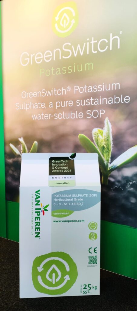 GreenSwitch Potassium Sulphate (SOP), finalist of GreenTech Innovation Award 2024